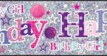 HAPPY BIRTHDAY BANNER PASTEL SPARKLE