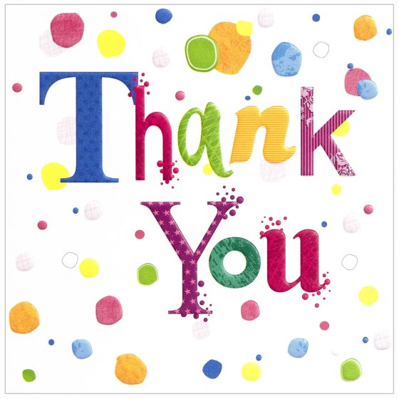 29 CARD THANK YOU SPOTS - Image 1