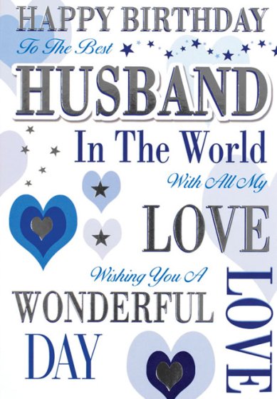 29 CARD FOR HUSBAND – BIRTHDAY - Image 1