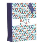 GIFT BAG – CHEVRON BIRTHDAY XL