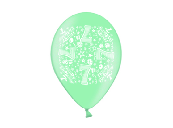 30 BALLOON PRINTED AGE 7 - Image 1