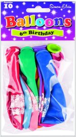 BALLOON PRINTED AGE 6 - Image 2