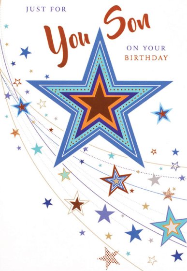 31 CARD FOR SON – BIRTHDAY - Image 1