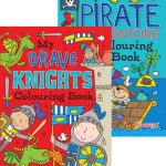 COLOURING BOOK – PIRATES & KNIGHTS