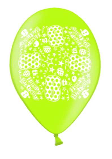 33 BALLOON PRINTED AGE 8 - Image 1