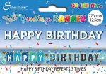 BANNER 2.7M PARTY GIFT TEXT MALE - Image 2