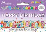 BANNER 2.7M PARTY HAPPY BIRTHDAY - Image 2