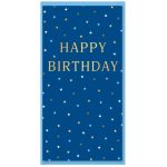 HAPPY BIRTHDAY BLUE MONEY WALLET