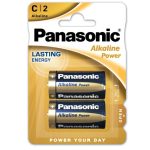 BATTERIES ALKALINE C 2PK BRONZE