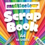 A4 MULTICOLOUR SCRAP BOOK