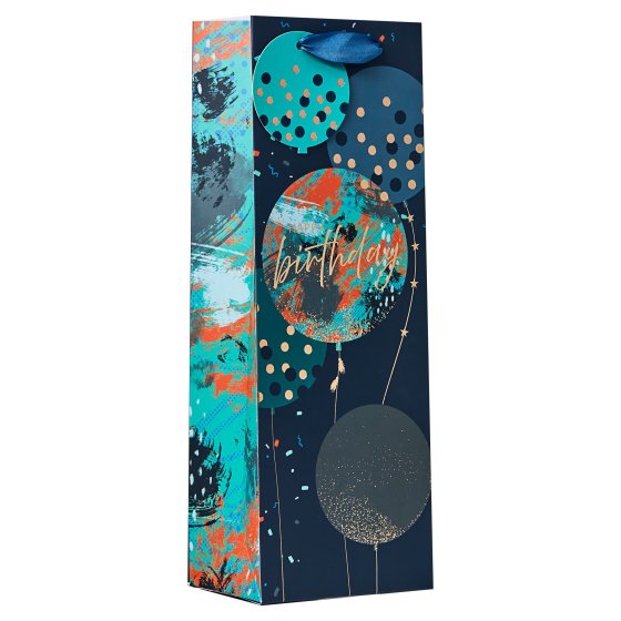 39 BOTTLE BAG – BIRTHDAY BALLOONS - Image 1