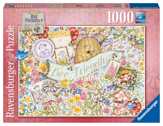 4 JIGSAW 1000 PIECE – BEE FRIENDLY (2024 EDITION) - Image 1