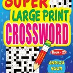 A4 LARGE PRINT CROSSWORD BOOK