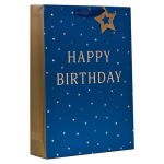 HAPPY BIRTHDAY BLUE GIFT BAG