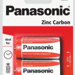 PANASONIC C ZINC CARBON BATTERIES 2 PACK