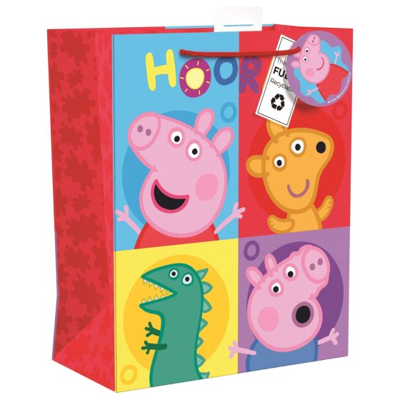45 PEPPA PIG LARGE GIFT BAG - Image 1
