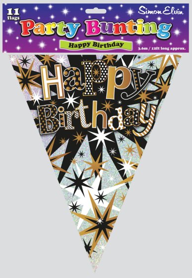 48 BUNTING HAPPY BIRTHDAY - Image 1