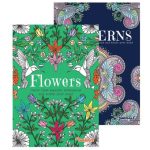 COLOURING BOOK – FLOWERS AND PATTERNS