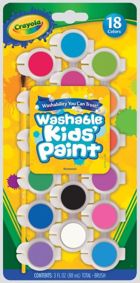 5 CRAYOLA 18 WASHABLE KIDS PAINT - Image 1