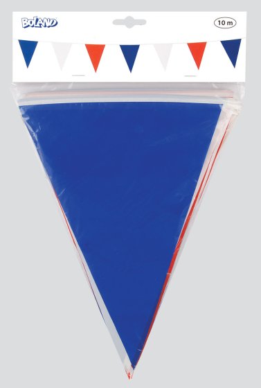 50 BUNTING 10M RED WHITE BLUE - Image 1