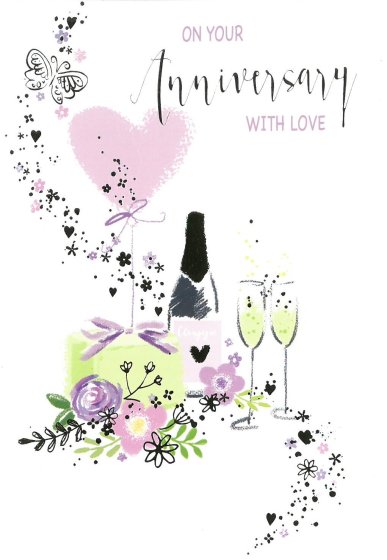 50 CARD YOUR ANNIVERSARY TRAD - Image 1