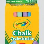 CRAYOLA ANTI DUST CHALK COLOURED