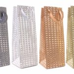 BOTTLE BAG GLITTER 4 ASSORTED