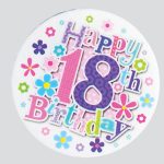 AGE 18 BIRTHDAY BADGE – MIXED DESIGNS