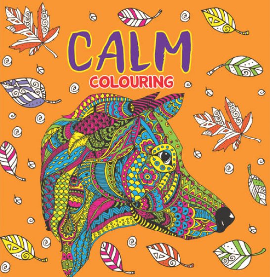 54 CALM COLOURING BOOK – 215 × 215 MM - Image 1