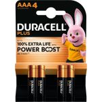 BATTERIES DURACELL PLUS AAA 4 PACK
