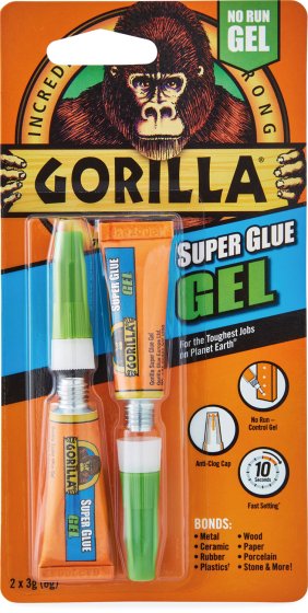 55 GLUE GORILLA SUPERGLUE GEL 2 X - Image 1