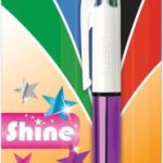 4 COLOUR SHINE PEN CARDED