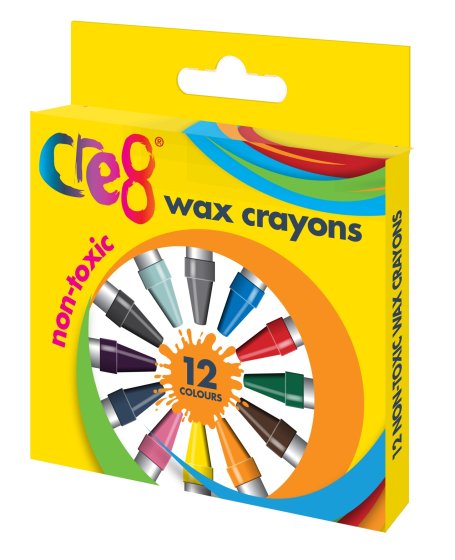 56 CRE8 WAX CRAYONS 12S - Image 1