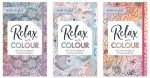 RELAX WITH COLOUR – COLOURING SET (60 PAGES + 12 PENCILS)