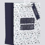 BOTTLE BAG TERAZZO TEXT