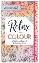 RELAX WITH COLOUR – COLOURING SET (60 PAGES + 12 PENCILS) - Image 3