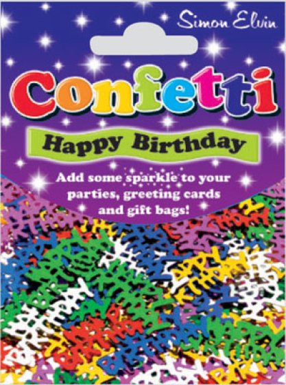 57 CONFETTI HAPPY BIRTHDAY MULTI - Image 1