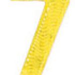GOLD NUMERAL NO7