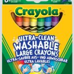 CRAYOLA WASHABLE CRAYON 8S
