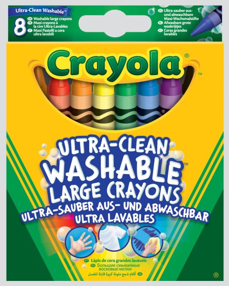 57 CRAYOLA WASHABLE CRAYON 8S - Image 1
