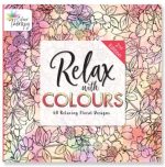 RELAX WITH COLOURS – COLOURING BOOK (60 FLORAL DESIGNS)