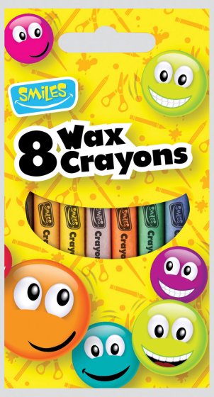 59 FUN 8 WAX CRAYONS - Image 1