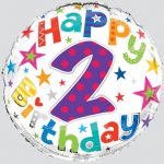 FOIL BALLOON AGE 2 UNISEX