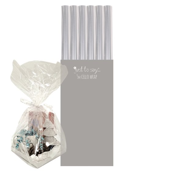 61 CLEAR CELLO WRAP ROLL 5M - Image 1