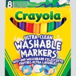 8 ULTRA CLEAN BROAD MARKERS