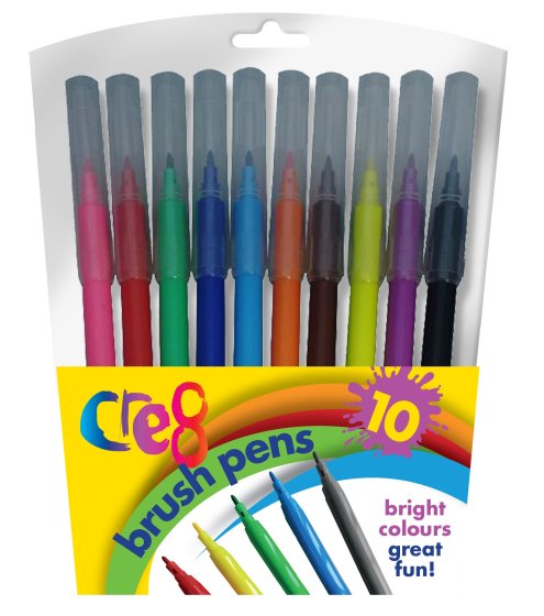 63 CRE8 BRUSH PENS 10S - Image 1