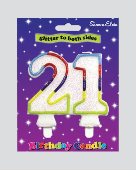 64 CANDLE MILESTONE MULTI 21 - Image 1