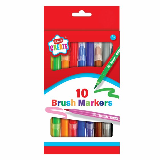 64 BRUSH MARKERS KIDS CREATE 10S - Image 1