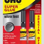 UHU 3G SUPER GLUE TWIN PACK