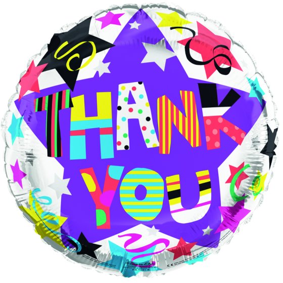 67 FOIL BALLOON THANK YOU - Image 1